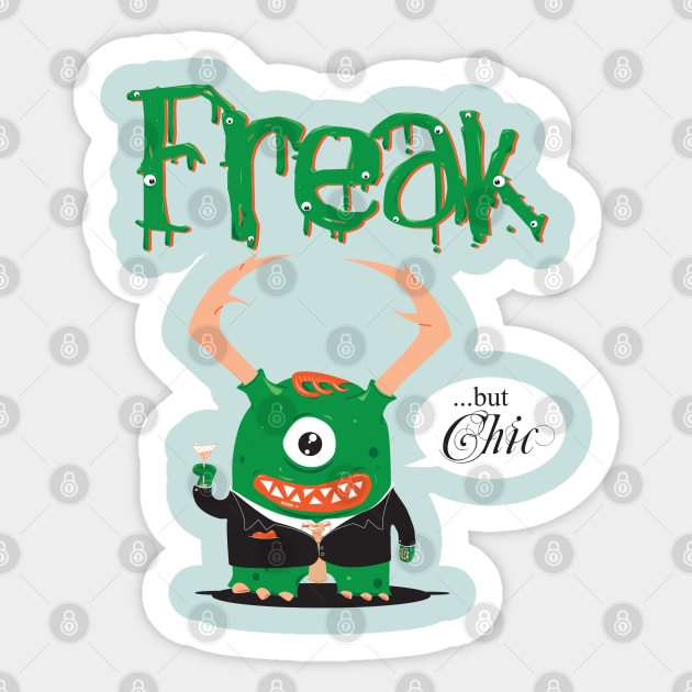 freak Sticker by DarkChoocoolat